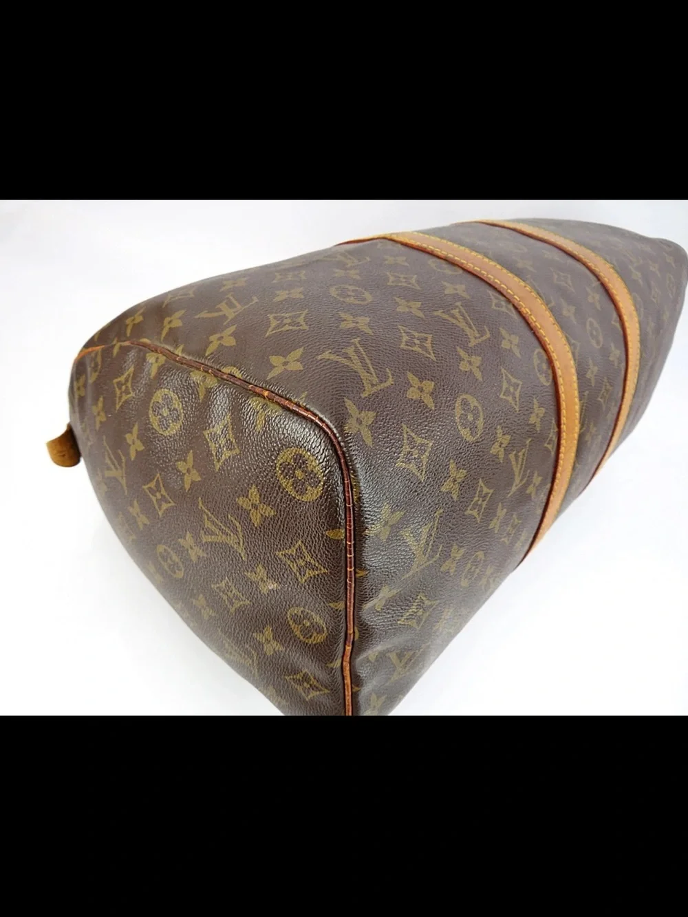 Louis Vuitton Monogram Canvas Duffle Bag in Brown and Tan